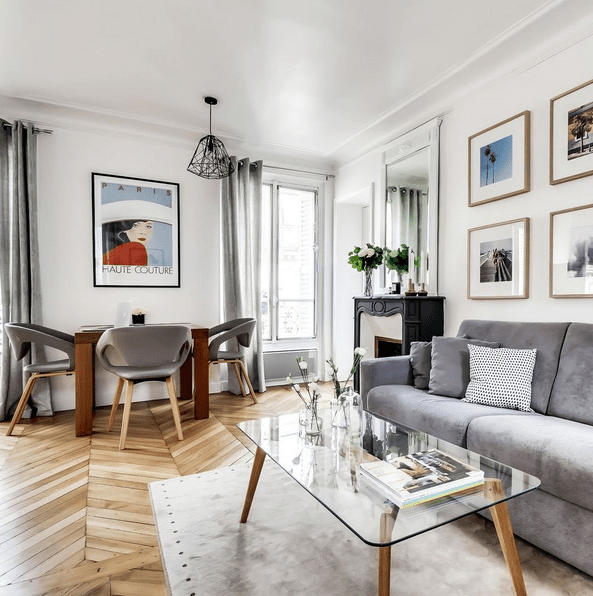 Small Minimalist Apartment Done With French Chic DigsDigs Small Minimalist Apartment Done With French Chic DigsDigs