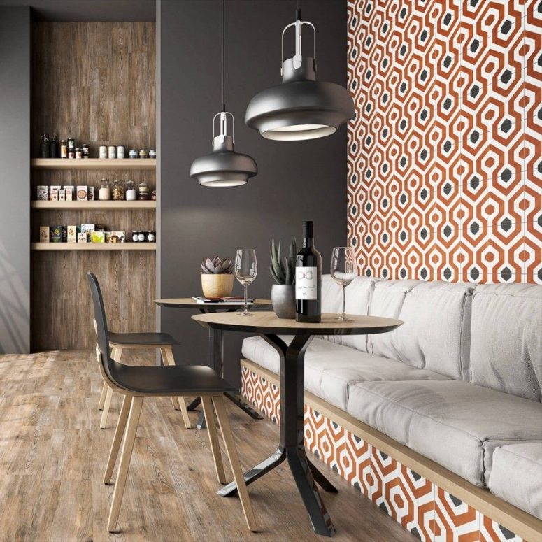 Soumaya feature a geometric print, which is rather a timeless idea to go for