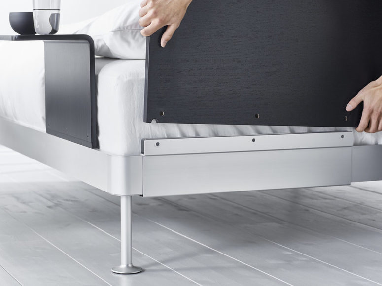 You may personalize your bed however you like - with side tables, with headboards and other touches