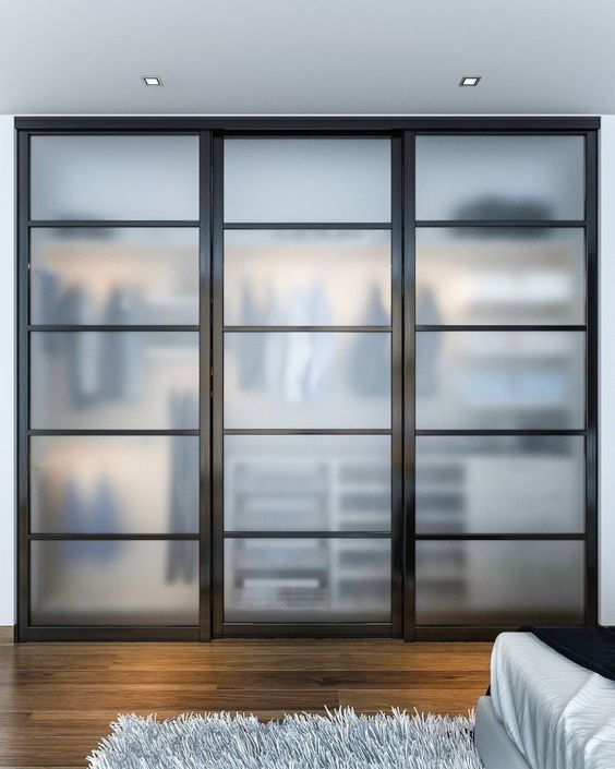 Internal White Primed Cottage 1P 1L Etched Lined Glass Doors | GW Leaders