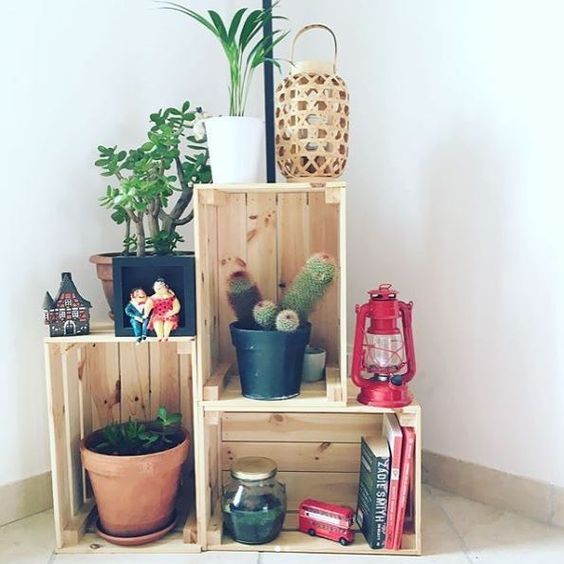 an IKEA Knagglig box storage unit for various stuff is an easy and fast DIY for every space