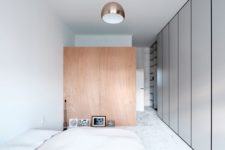 cozy wooden space divider