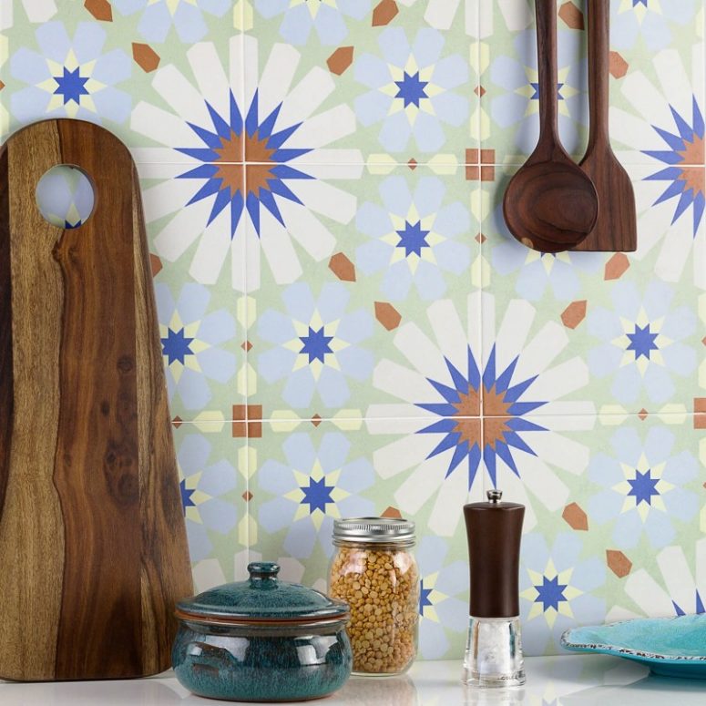 Uffizi is a marriage of color and geometry and includes bold colors and catchy patterns