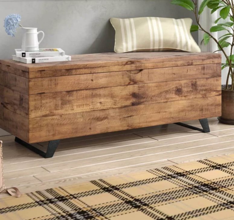 a right coffee table can double as a storage trunk in your living room and you may use it as a bench