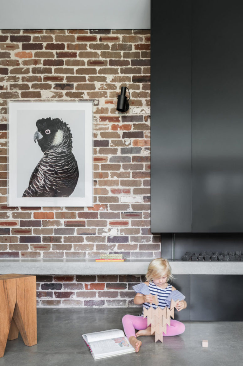 Industrial touches and details were required by the clients