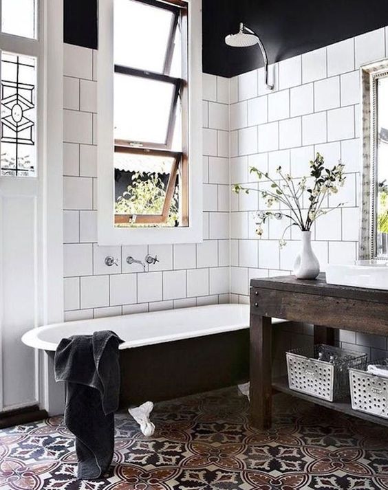 25 Ways To Mix And Match Tiles In Bathrooms DigsDigs