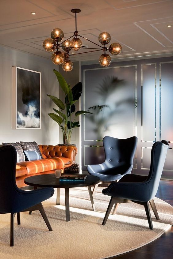 a modern glass room divider fits well minimalist interiors