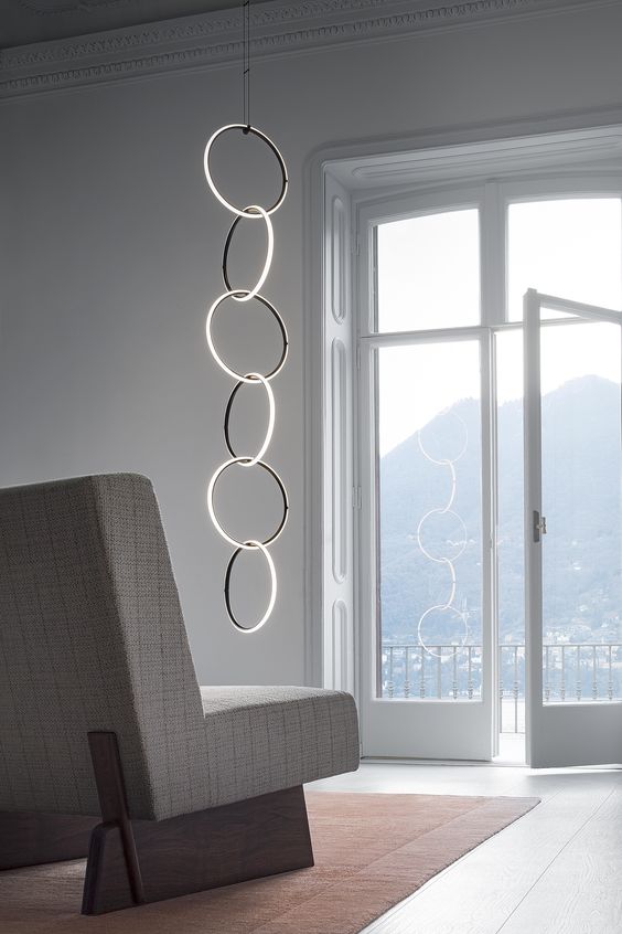 light circles is a unique contemporary idea for a minimalist space