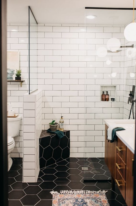 141 Mix And Match Tile Ideas In Bathrooms - DigsDigs