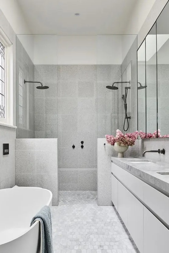 141 Mix And Match Tile Ideas In Bathrooms - DigsDigs
