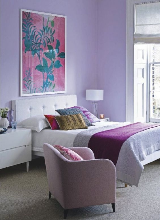 25 Lilac Home Decor Ideas For Pastel Fans - DigsDigs