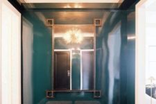 06 a combo of teal and copper is a very refined and chic idea, add a fantastic mirror and stools