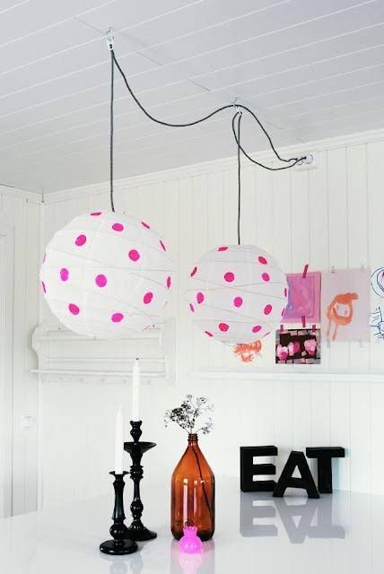 25 Easy Ways To Hack IKEA Regolit Lampshades - DigsDigs