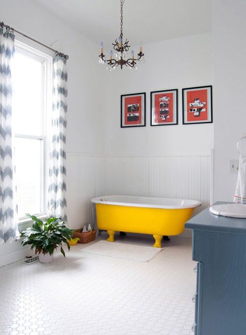 25 Ways To Add Color To Your Bathroom Without Going Overboard DigsDigs