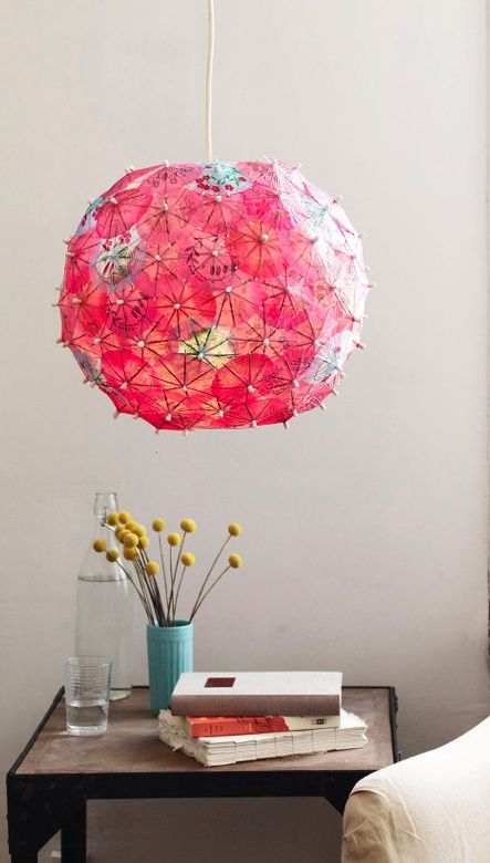 25 Easy Ways To Hack IKEA Regolit Lampshades - DigsDigs