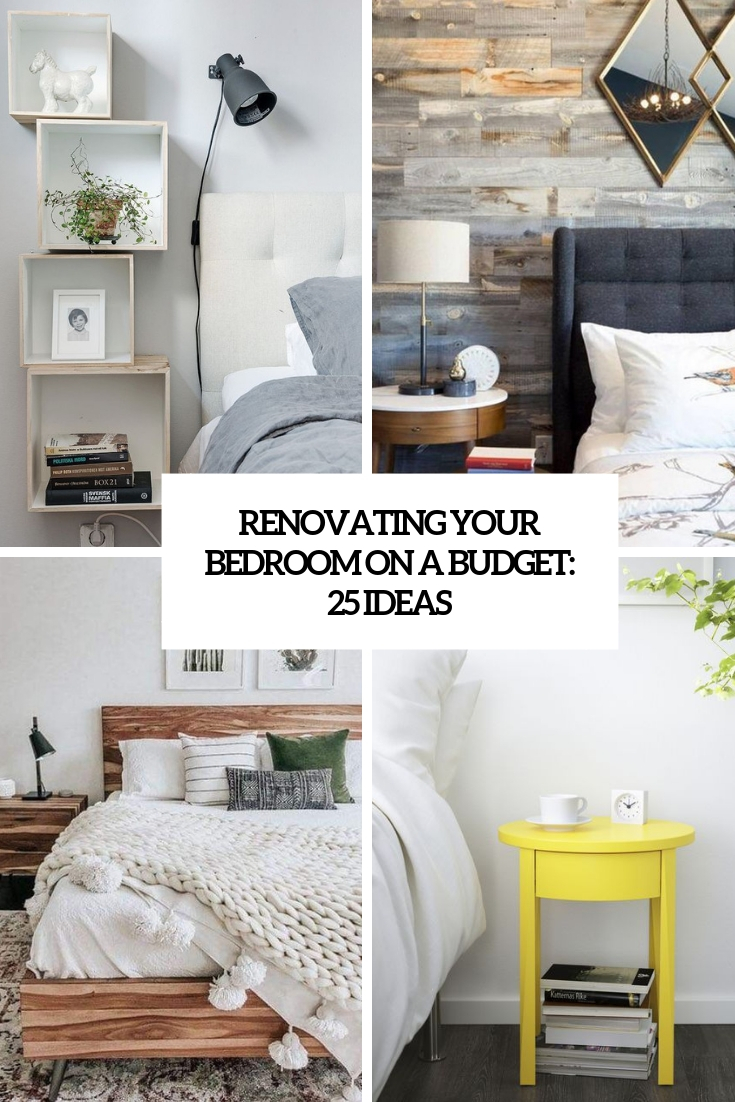 renovating your bedroom ona  budget 25 ideas cover