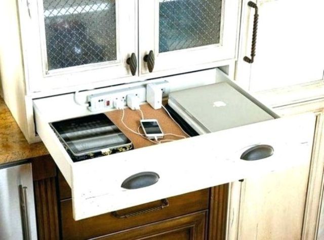 25 Functional Kitchen Charging Stations Digsdigs