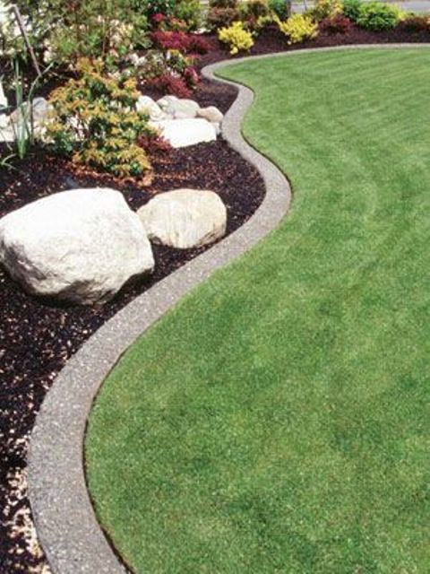 Curved shop garden edging