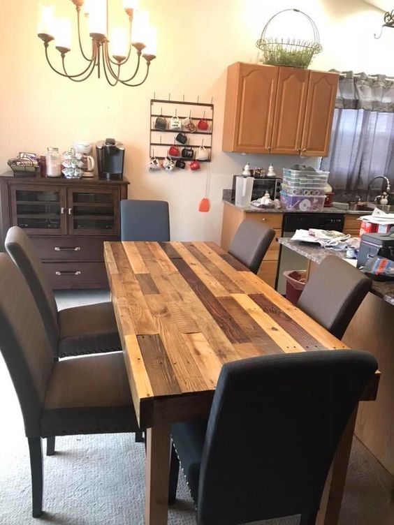 25 Pallet Dining Tables That Inspire Your Crafting Digsdigs