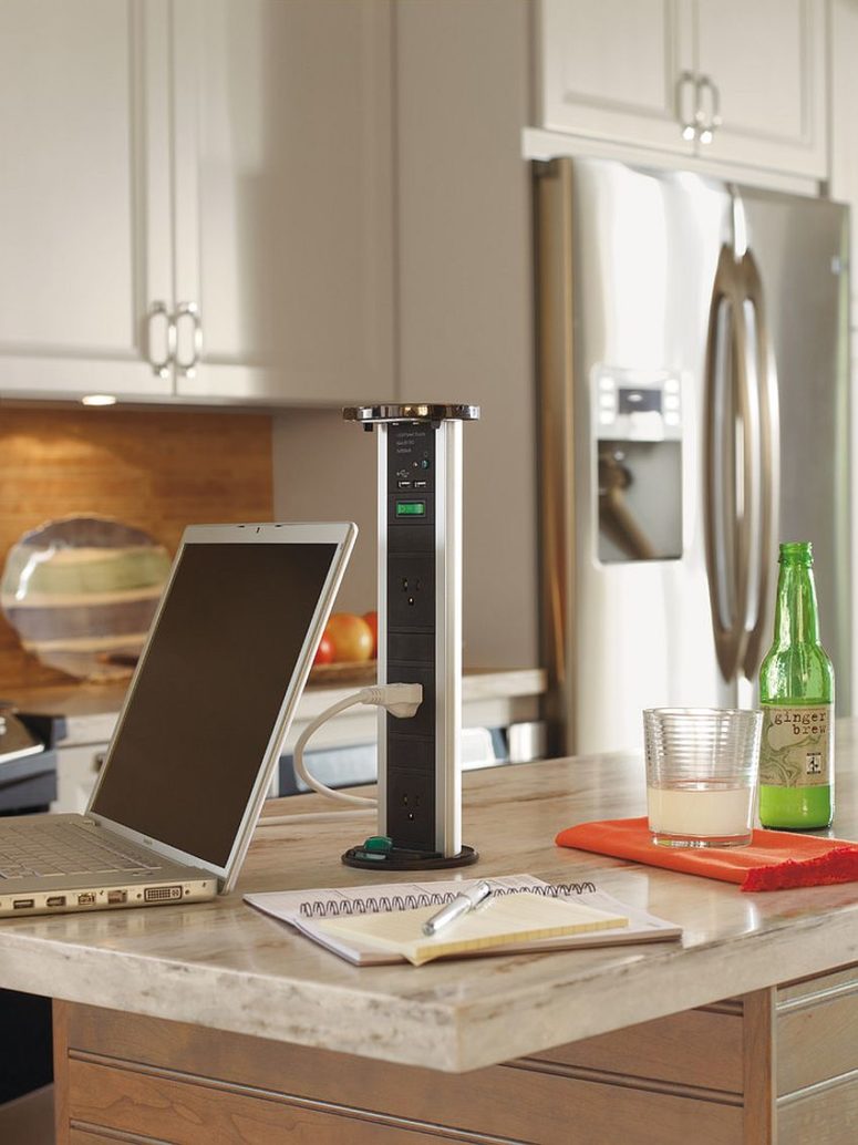 25 Functional Kitchen Charging Stations DigsDigs