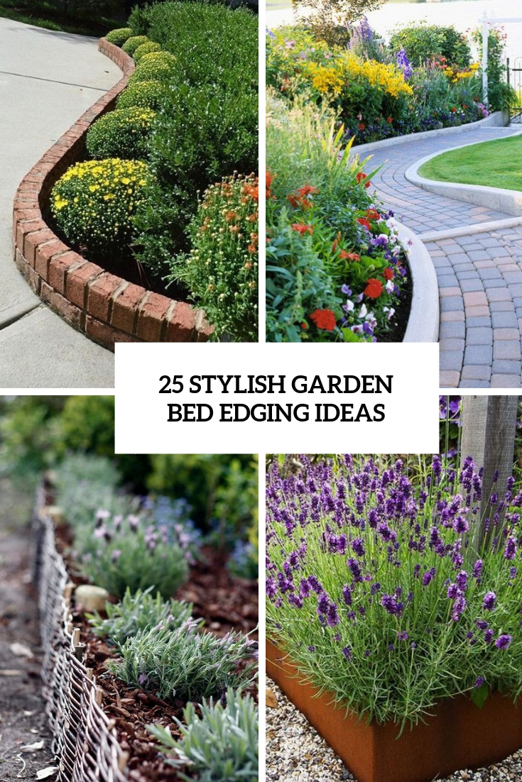 25 Stylish Garden Bed Edging Ideas - DigsDigs