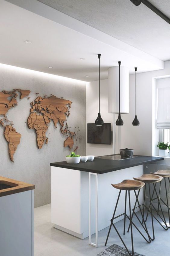 25 Ways To Incorporate Maps Into Home Decor Digsdigs