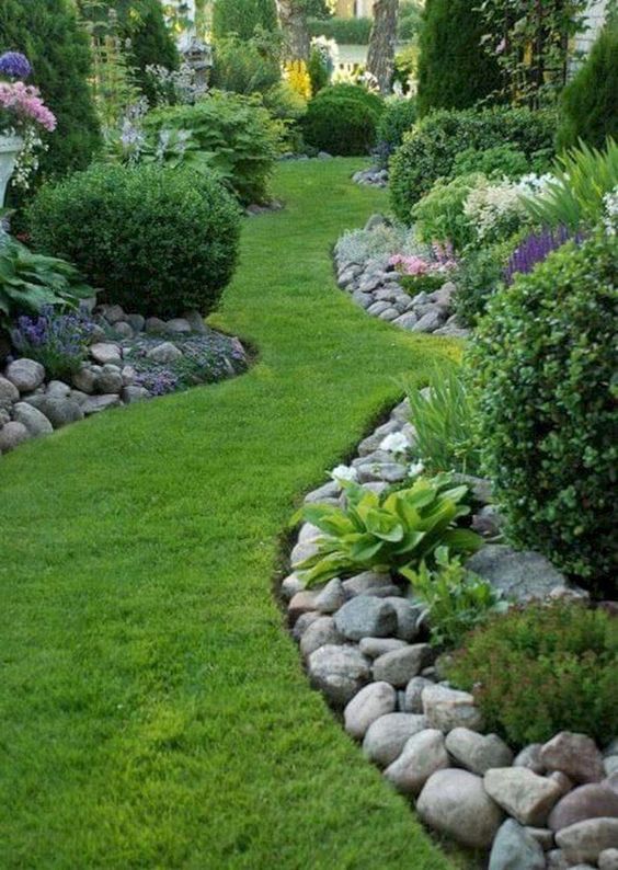 Garden Edging Ideas, How To Edge Garden With Rocks