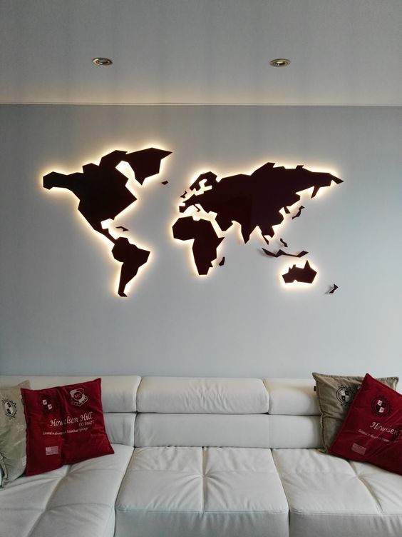 25 Ways To Incorporate Maps  Into Home Decor  DigsDigs