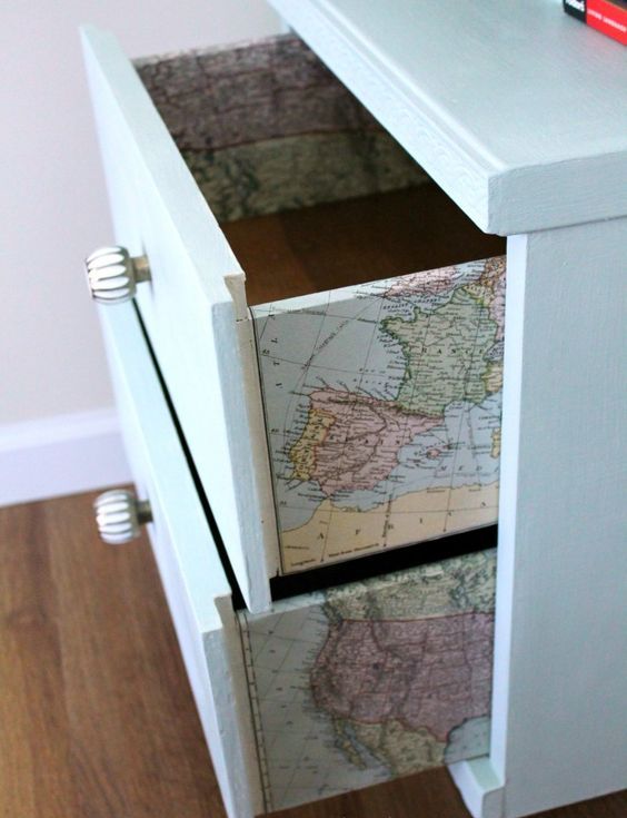 25 Ways To Incorporate Maps Into Home Decor DigsDigs