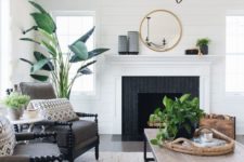 22 some bright greenery in pots will easily refresh your contemporary coastal home