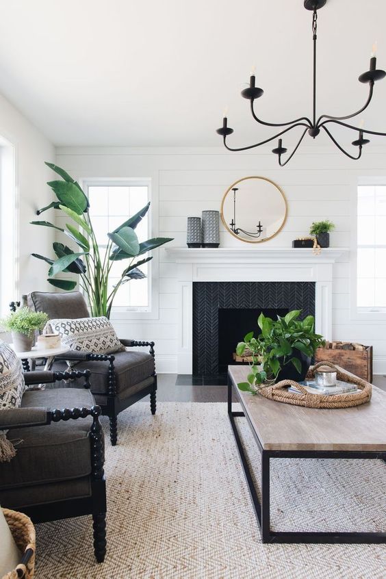 some bright greenery in pots will easily refresh your contemporary coastal home