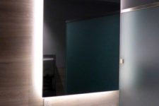 25 highlight the mirror in your bathroom with strip lighting to make your bathroom edgy and contemporary and add more light in the sink zone