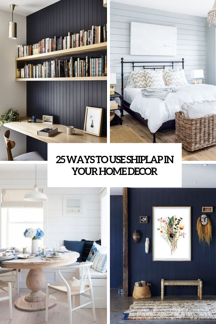 ways to use shiplap in your home decor cover