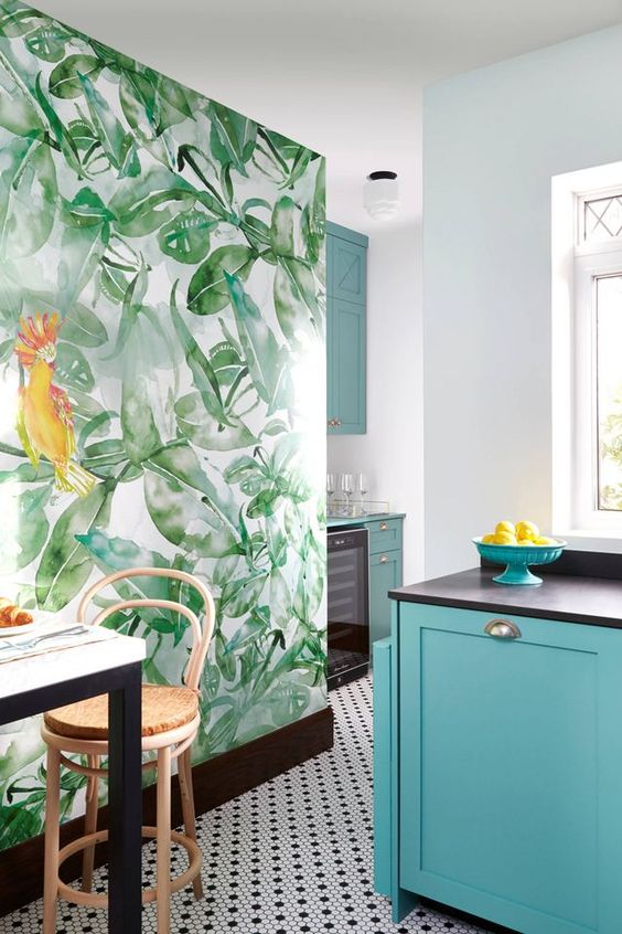 25 Inspiring Tropical Kitchen Decor Ideas - DigsDigs