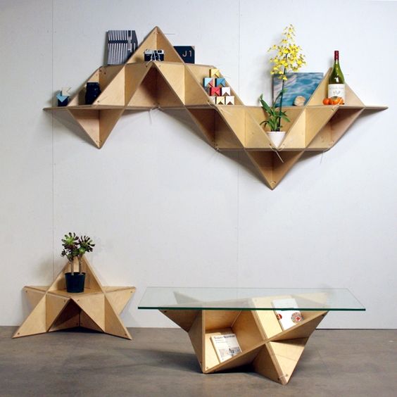 25 Edgy Geometric Shaped Furniture Items DigsDigs