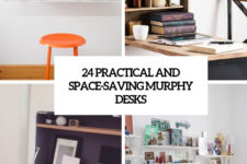 24 practical and space-saving murphy desks cover