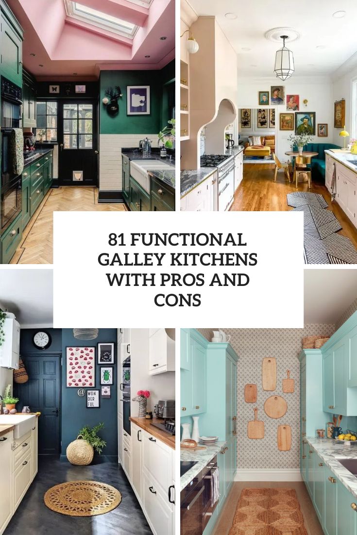 Functional Galley Kitchens With Pros And Cons cover