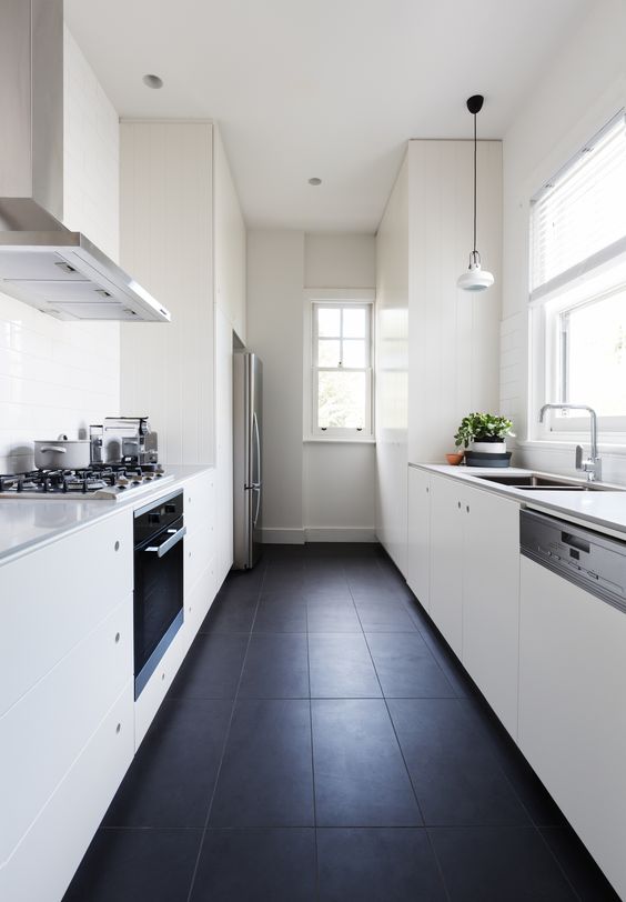 25 Functional Galley Kitchens With Pros And Cons DigsDigs 25-functional-galley-kitchens-with-pros-and-cons-digsdigs