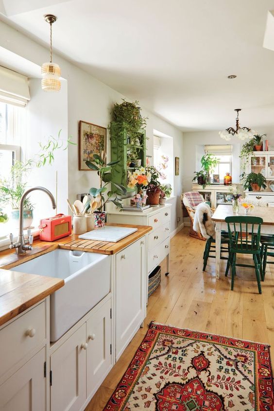 95 Lively Eclectic Kitchen Décor Ideas - DigsDigs