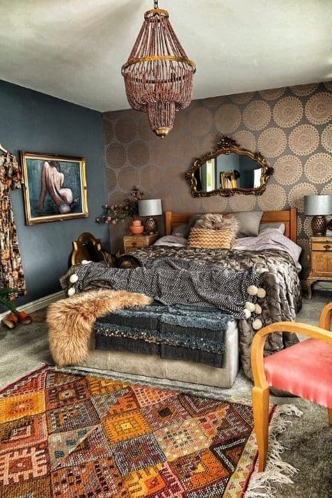126 Bold Eclectic Bedroom Décor Ideas - DigsDigs