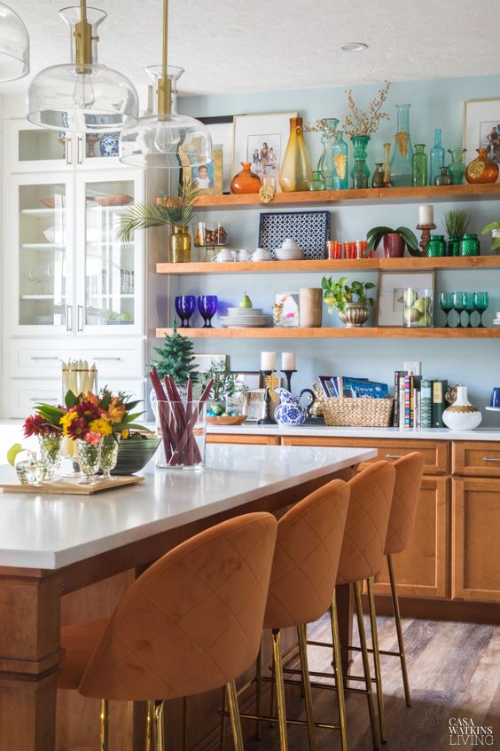 95 Lively Eclectic Kitchen Décor Ideas - DigsDigs