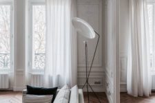 04 white is an ideal color or walls and ceilings, it can be incorporated throughout the space to make the room brighter