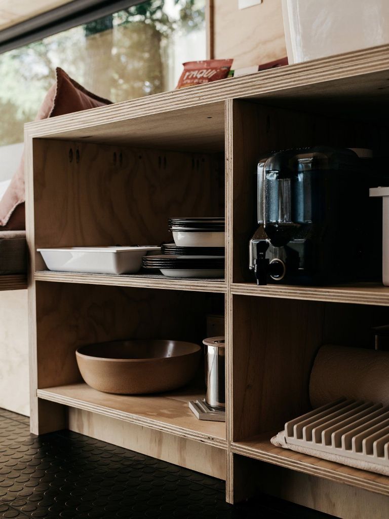 There's a kitchen and dining area that feature some storage units to make staying here more comfortable There's a kitchen and dining area that feature some storage units to make staying here more comfortable