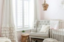 10 a neutral nursery featuring wicker accents and knit and crochet elements for more coziness