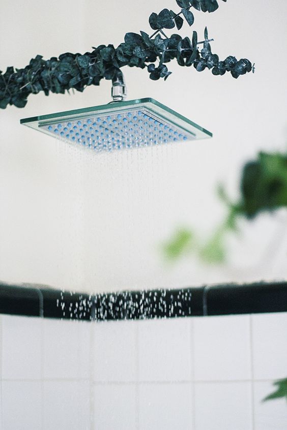a rain shower head is a great idea to feel relaxed as there's nothing better than natural raining down