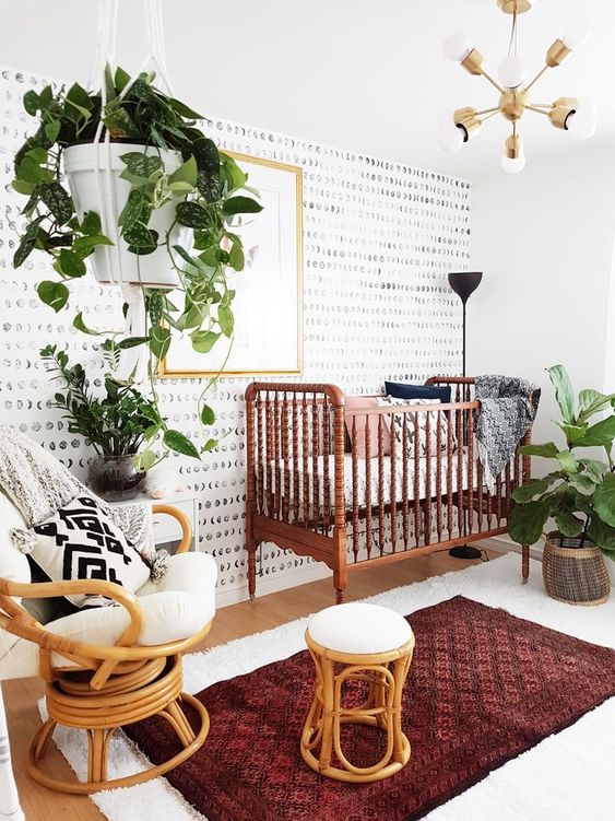 boho baby room decor