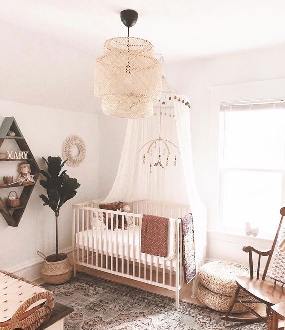 boho chic nursery decor