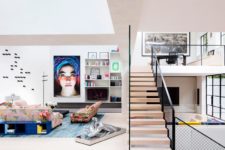 01 This bold eclectic home was created out of two former art studios that might be occupied by Turner in the 19th century