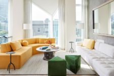 01 This luxurious and refined apartment was created for a couple who wanted to enjoy the views and entertain