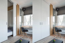 07 The flat design shows that even a small living space can be made super functional without sacrificing the style